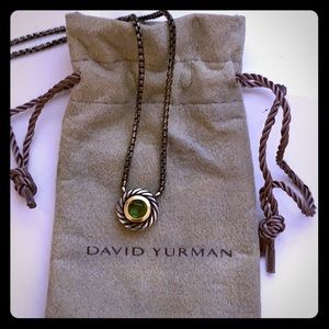 David Yurman Peridot Necklace